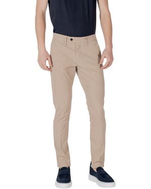 Antony Morato Beige Cotton Skinny Pants - Blue