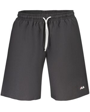 Fila Black Polyester Men's Swimwear - Grey