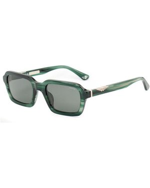 Police Bicolour Acetate Sunglasses - Green