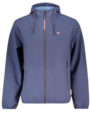 Norway 1963 Blu Polyester Men's Jacket - Blue