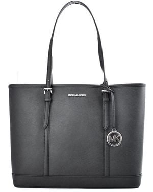 Michael Kors Black Leather Tote Bag