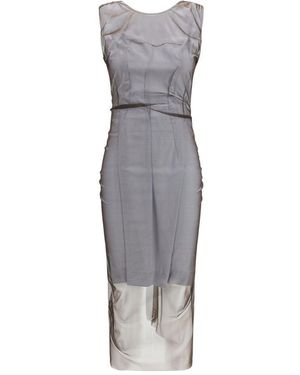 Maison Margiela Brown Polyamide Casual Dress - Grey