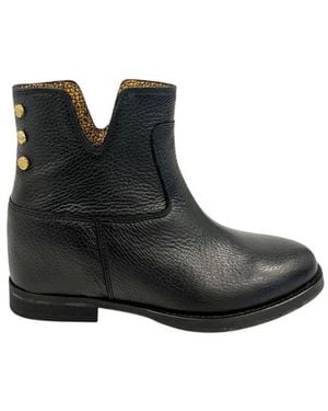 Borbonese Black Leather Boot