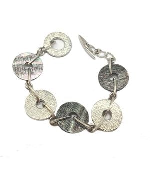 Gc Silver Stainless Steel Bracelet - Metallic