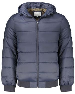 Pepe Jeans Polyamide Jackets & Coat - Blue