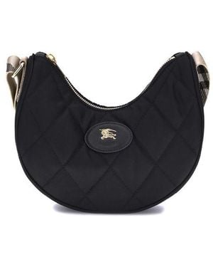 Burberry Horseshoe Shoulder Bag - Black