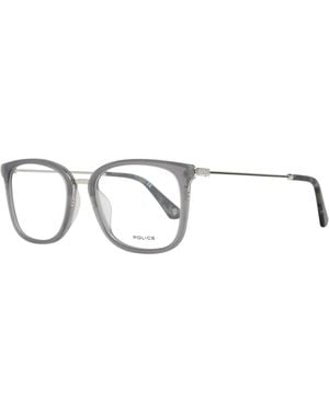 Police Grey Metal & Plastic Glasses (frames) - Metallic
