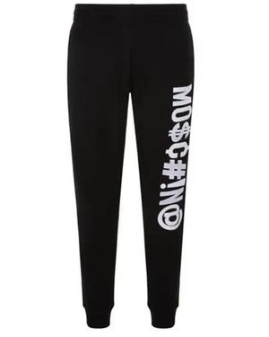 Moschino Moschino Logo Jogging Trousers - Black