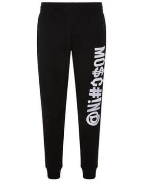 Moschino Moschino Logo Jogging Trousers - Black