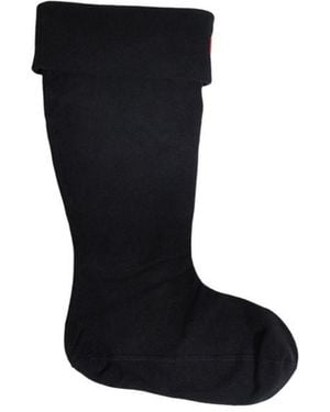 HUNTER Black Recycled Polyester Sock