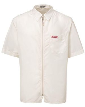 Dior White Polyester Shortsleeve Shirt