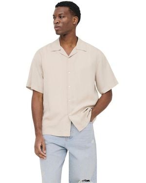 Only & Sons Beige Shortsleeve Shirt - Natural
