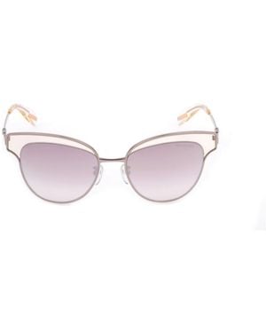 Trussardi Silver Metal Sunglasses - Pink