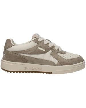 Palm Angels Beige Fabric Trainers - Natural
