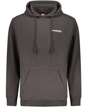 Tommy Hilfiger Black Cotton Men's Sweatshirt - Grey