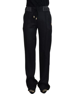 Dolce & Gabbana Elegant Cotton Pants - Black