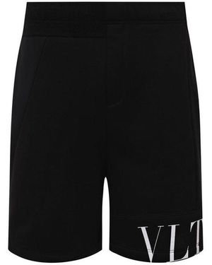 Valentino Garavani Black Modal Shorts