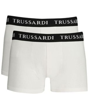 Trussardi Cotton Boxer Brief - Black