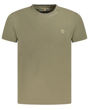 Timberland Verde Cotton Men T - Green