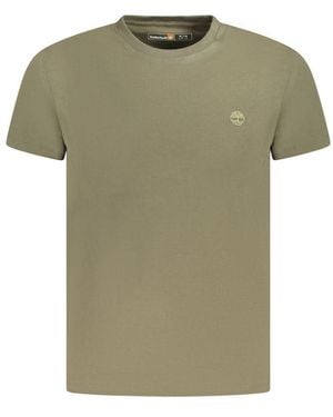 Timberland Green Cotton Men Shirt