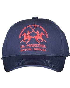 La Martina Cotton Cap - Blue