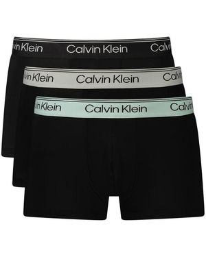 Calvin Klein Black Polyester Men's Boxer