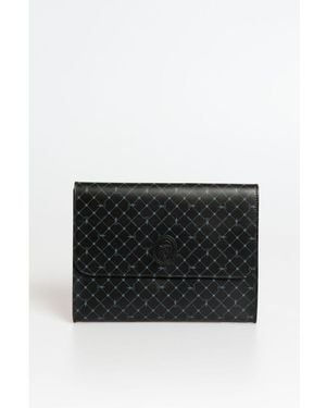Trussardi Black Polyester Men Clutch