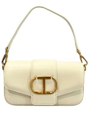 Twinset White Pu Shoulder - Metallic