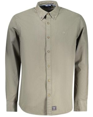 North Sails Verde Cotton Men Shirt - Green