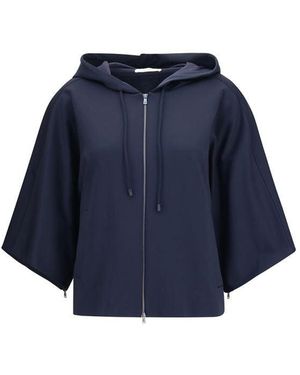 Max Mara Blue Polyamide Sweatshirt