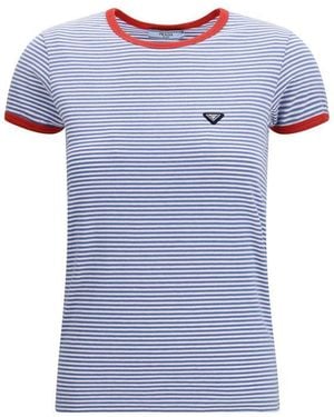 Prada Blue Cotton T