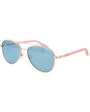 Converse Rose Gold Rubber Sunglasses - Blue