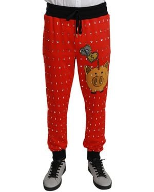 Dolce & Gabbana Joggers - Red