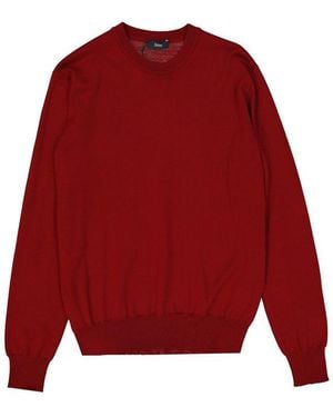 Herno Multicolour Virgin Wool Sweatshirt - Red