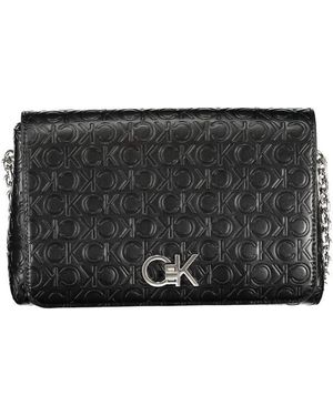 Calvin Klein Polyester Handbag - Black