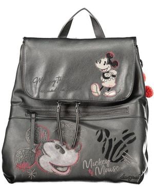 Desigual Nero Polyurethane 's Backpack - Gray
