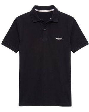 Baldinini Black Cotton Men Polo