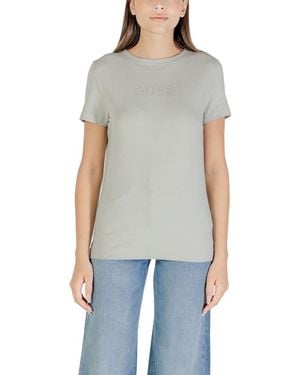 Guess Green Cotton T - Blue
