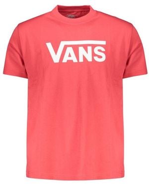 Vans White Cotton Men Sweatshirt - Pink