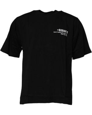 Dolce & Gabbana Amore Short Sleeve Graphic Tee - Black