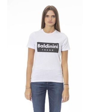 Baldinini White Cotton T