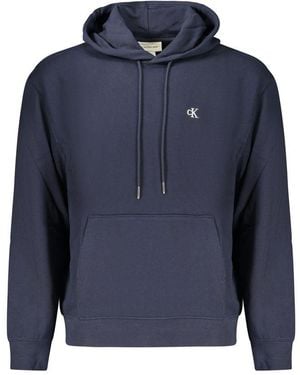 Calvin Klein Blue Cotton Men's Sweatshirt