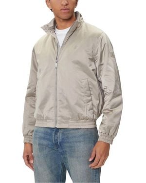 Calvin Klein Beige Recycled Polyester Bomber - Gray