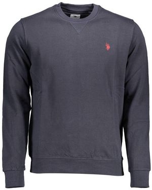U.S. POLO ASSN. Blue Cotton Men Jumper