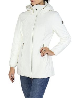 Yes-Zee White Polyamide Coat