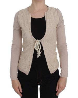 Pink Memories Pink Floral Lace Wrap Jumper - Multicolour