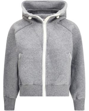 Canada Goose Grey Wool Oves Aries Bomber