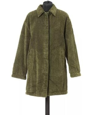 Jacob Cohen Elegant Wide Ribbed Cotton Jacket - Green