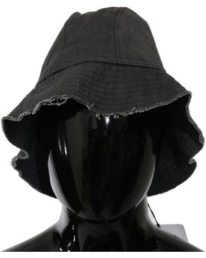 CoSTUME NATIONAL C'n'c Washed Wide Brim Outdoor Bucket Hat - Black
