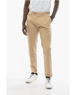 Cruna Smooth Fit Raval Single-Pleat Pants - Natural